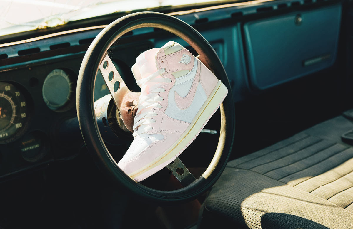 2019 air jordan 1 retro high og white pink black for girls