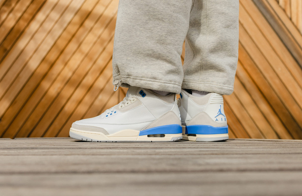 jordan retro 3 denim on feet