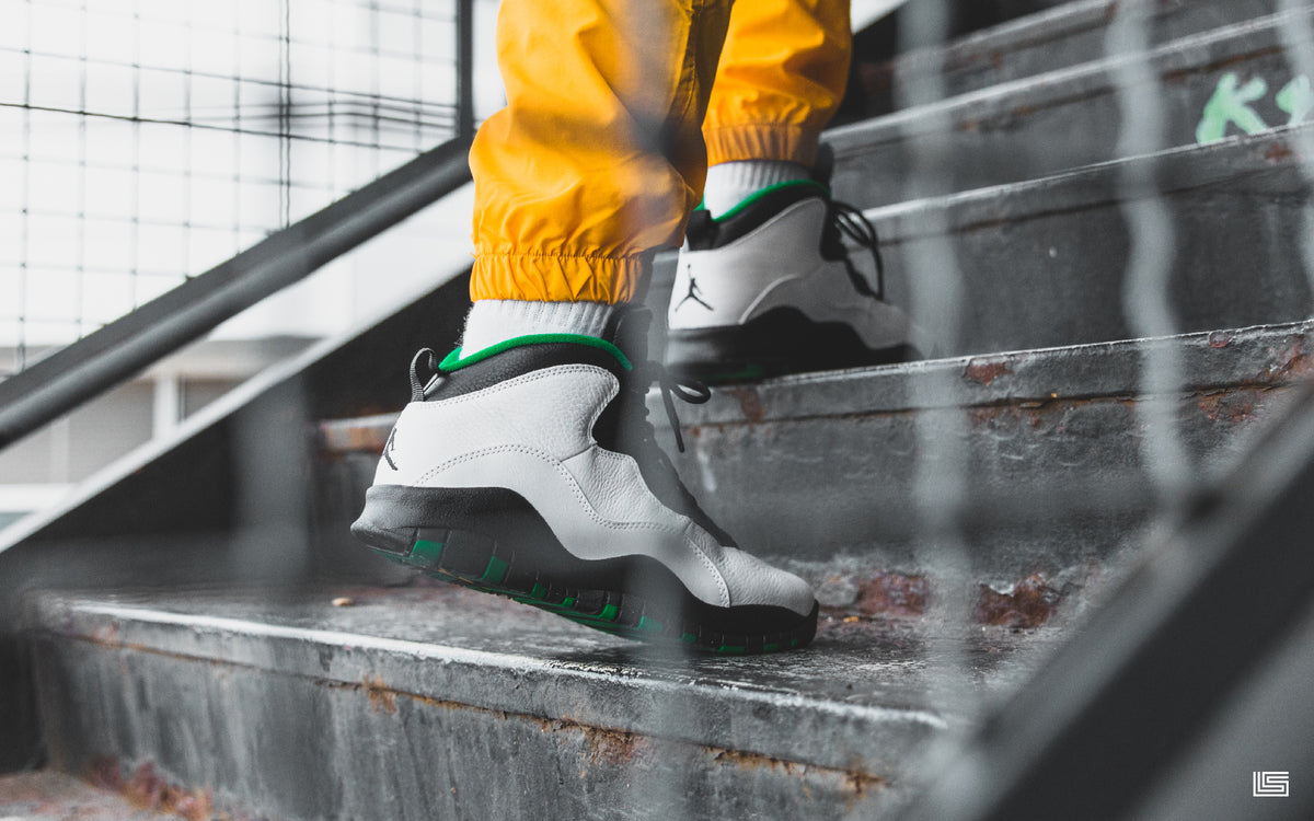air jordan 10 white green