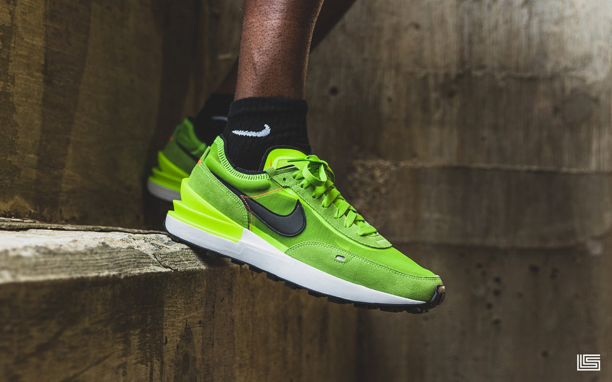 Electric Green Hits The Nike Waffle One â DTLR