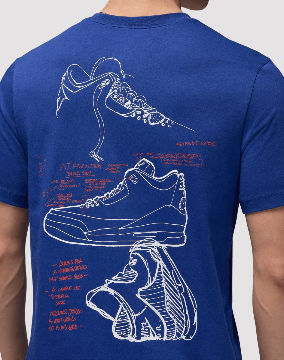 KB(2) T-Shirt Match Jordan 1 Rare Air Deep Royal Blue main image 0
