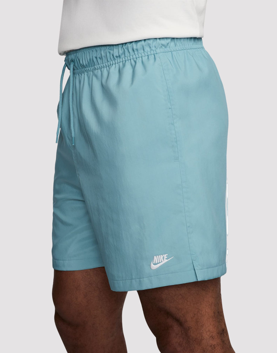 nike club essentials woven flow shorts blue
