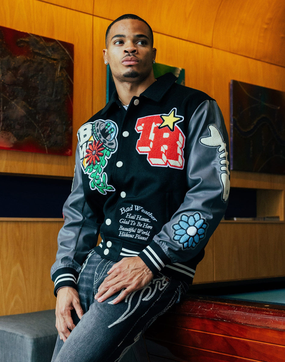True Religion Bad Weather Varsity Jacket – DTLR