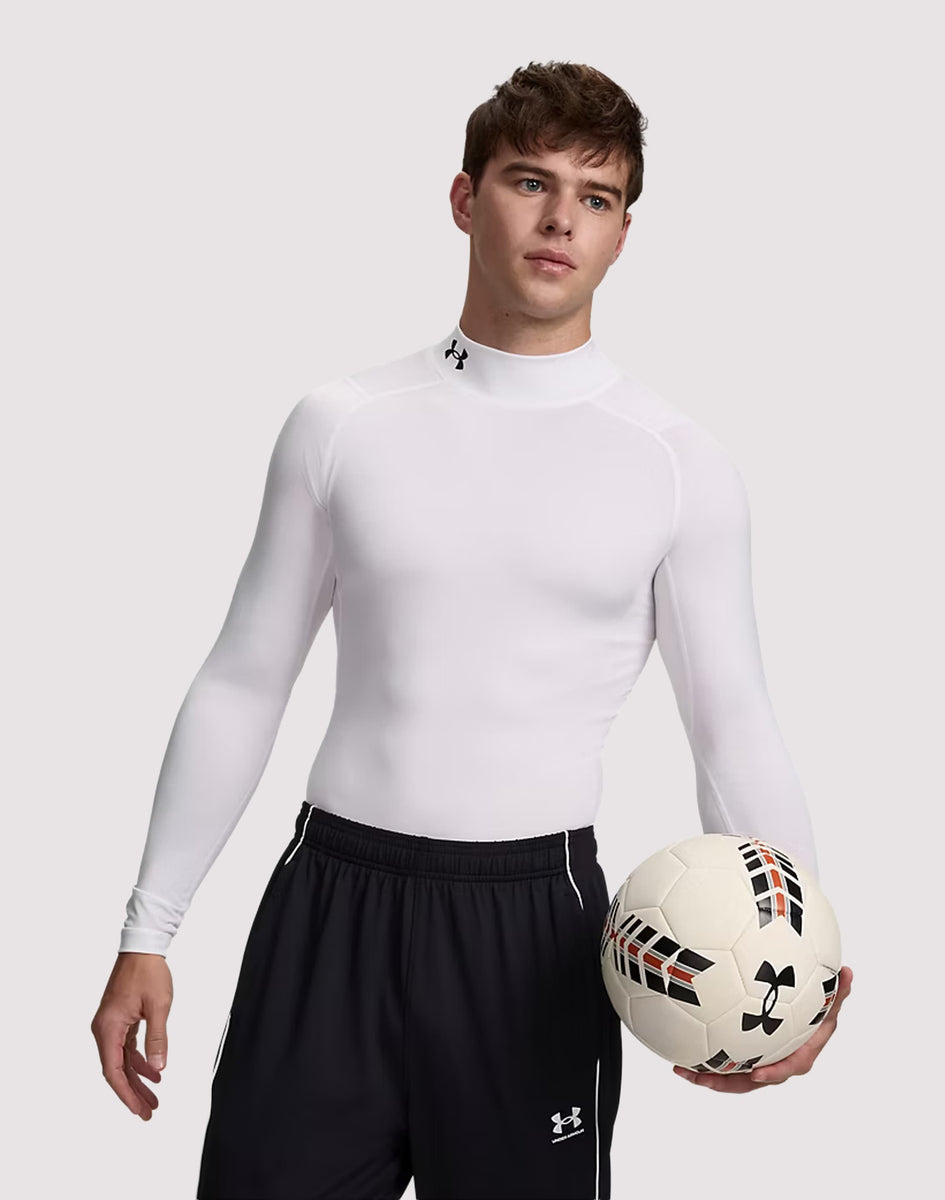 大宮アルディージャ Under Armour ホワイト長袖シャツ LG Under Armour HeatGear Mock Long-Sleeve Shirt – DTLR