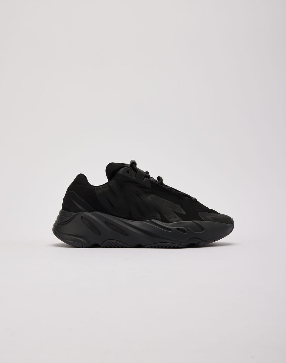 Adidas Yeezy Boost 700 MNVN 'Triple Black' Grade-School DTLR Adidas Yeezy Boost 700 MNVN 'Triple Black' Grade-School DTLR