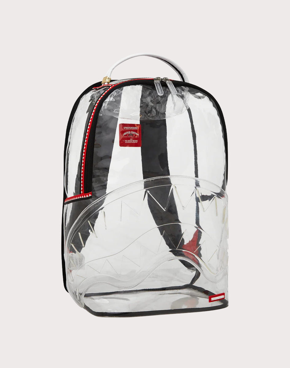 デン sprayground クリア 透明 日本未発売 Sprayground Clear Shark Backpack – DTLR