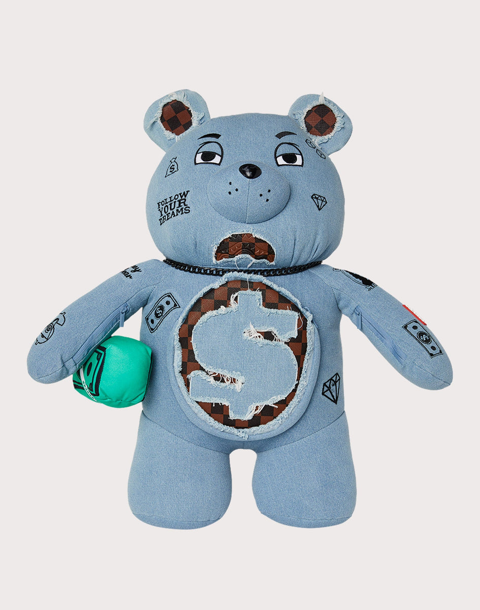 Sprayground Denim Moneybear Backpack – DTLR