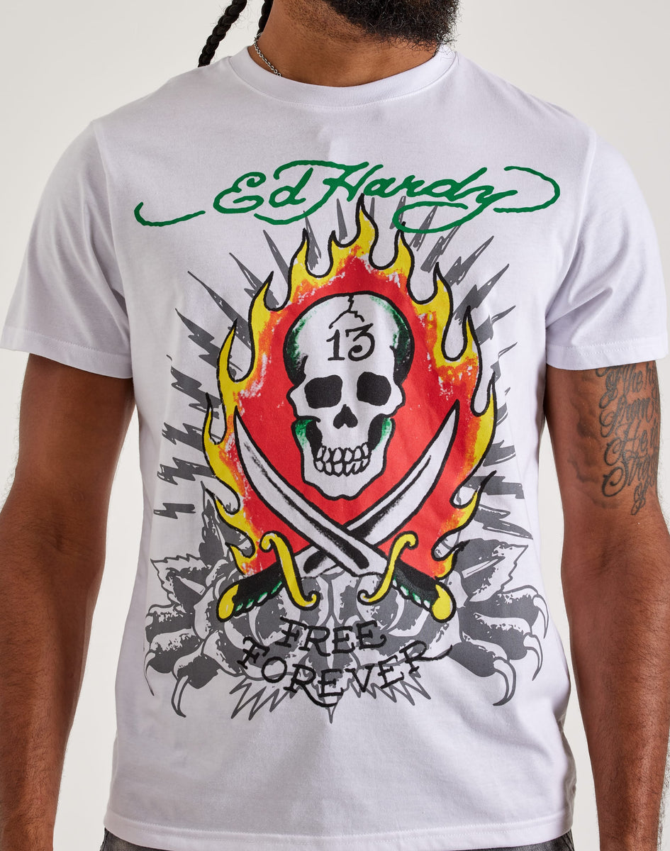 Ed Hardy 13 Skull Tee – DTLR