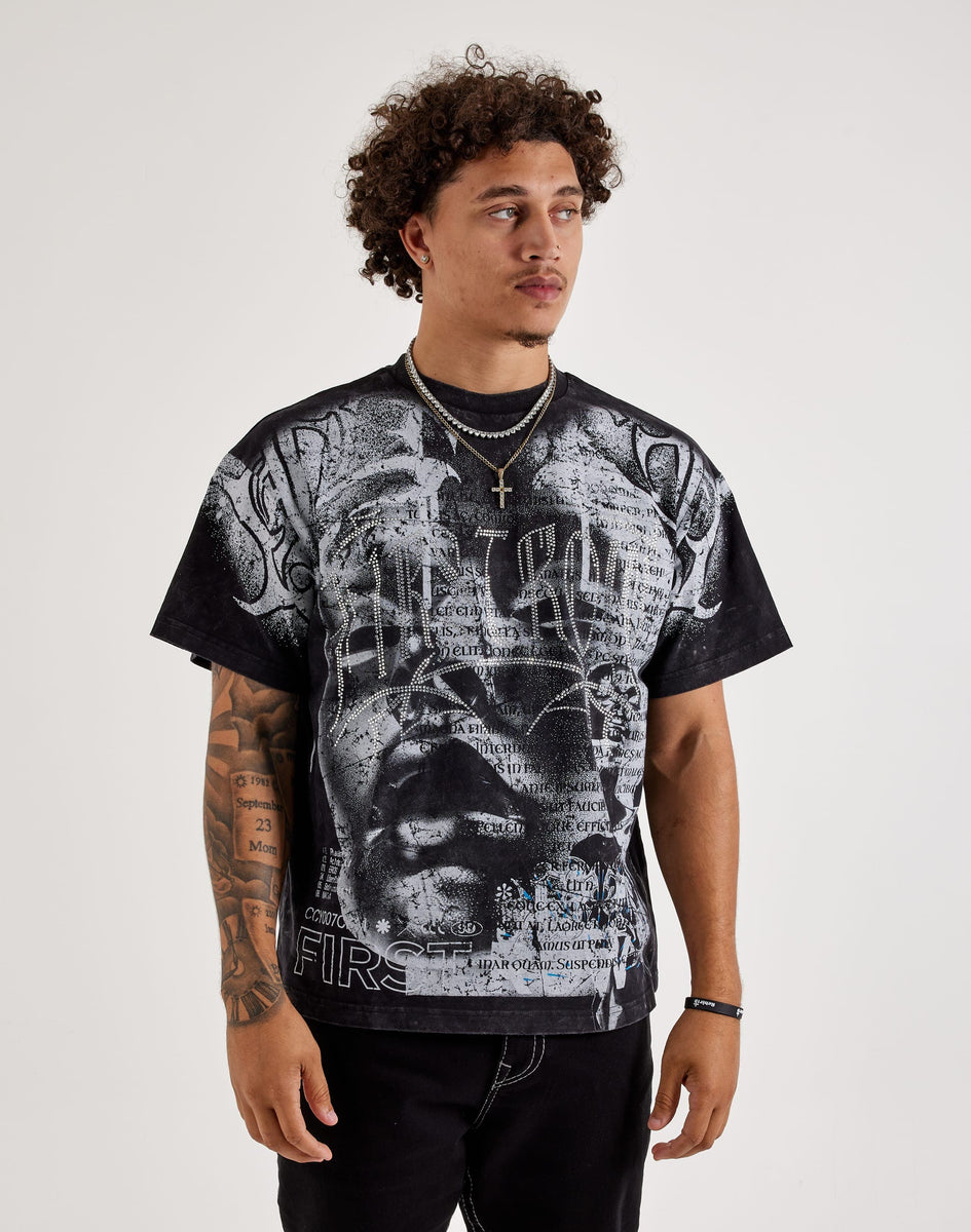First Row Stone Face Tee – DTLR