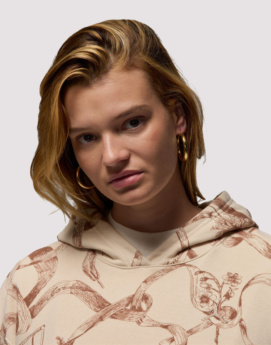 【Drawing Numbers】シャンブレーブルゾン　ベージュ Jordan Brooklyn Fleece Printed Hoodie – DTLR