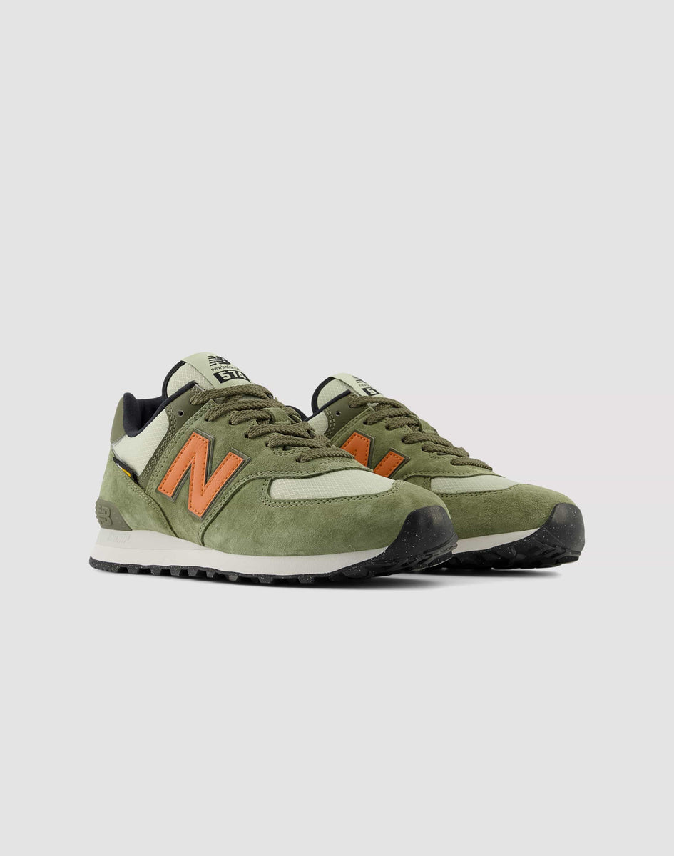 New Balance 574 Green Orange Men\'s Shoes Casual Sneakers U574GPB New Balance 574 Green Orange Men main image 4