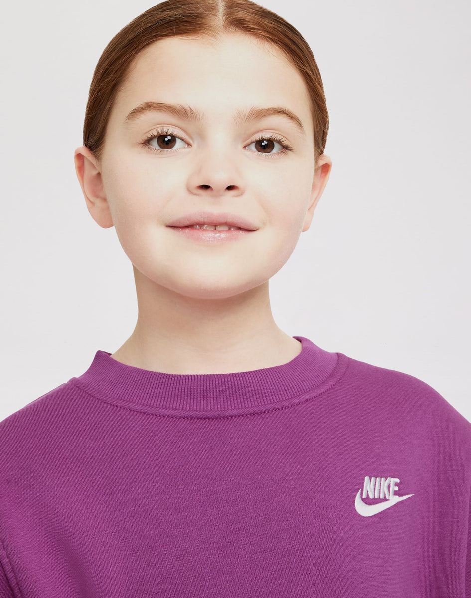 purple nike jumper