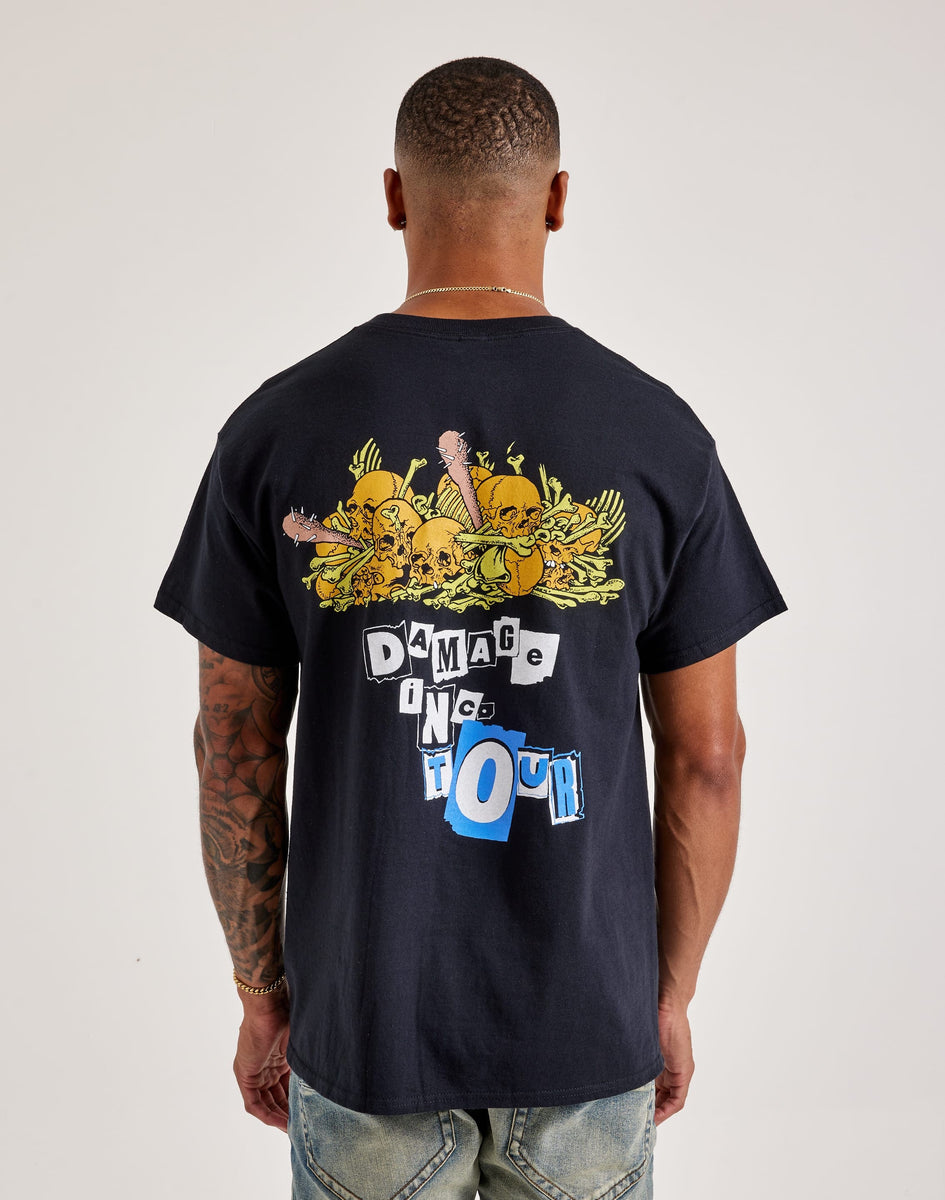 トップス 21aw turning logo over size damage tee 21aw turning logo over size damage tee