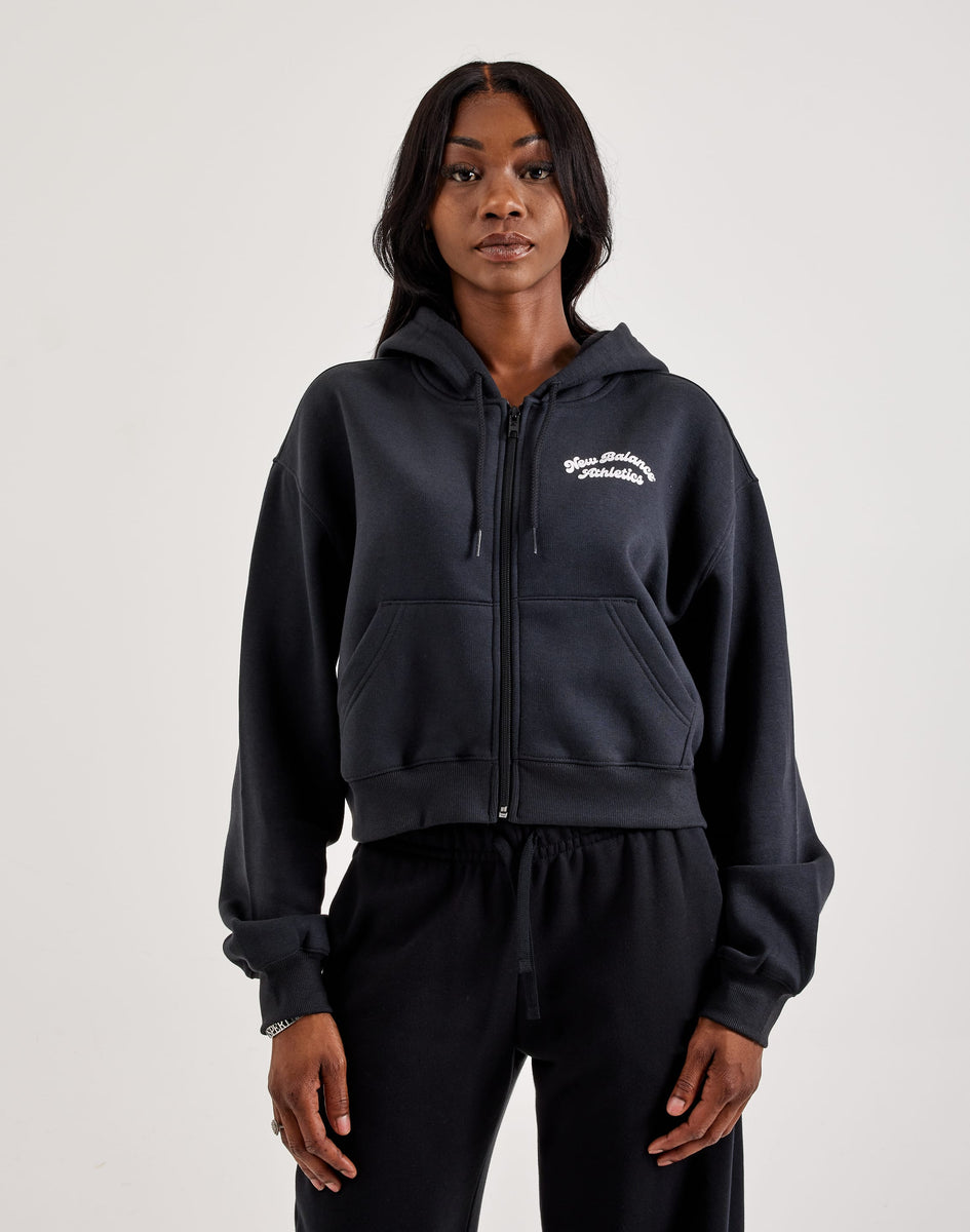 New Balance Linear Heritage Full-Zip Fleece Hoodie – DTLR
