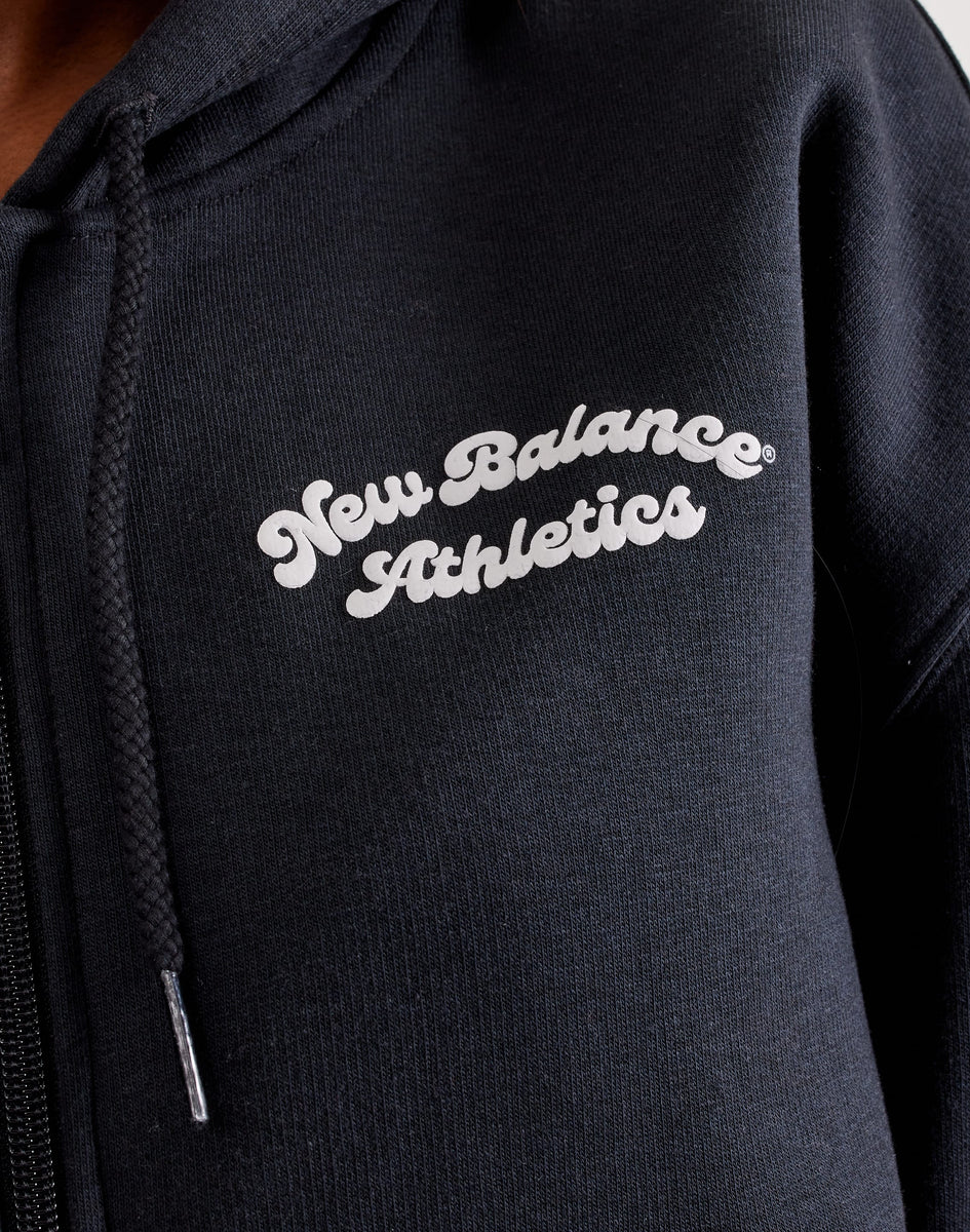 New Balance Linear Heritage Full-Zip Fleece Hoodie – DTLR