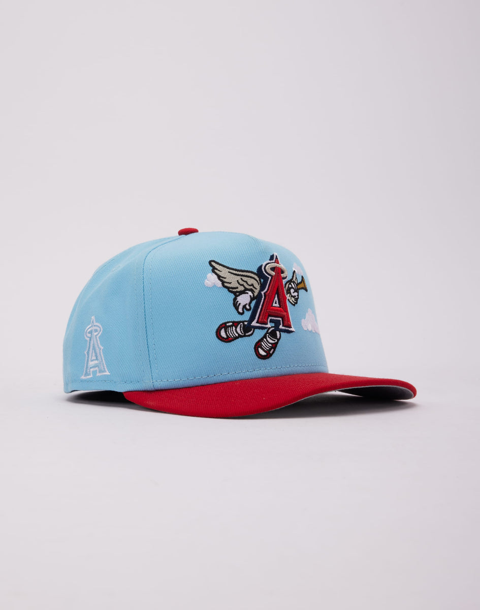 AH MURDERZ × MLB × NEW ERA® Angels New Era MLB Anaheim Angels Cartoon 9Fifty A-Frame Snapback – DTLR