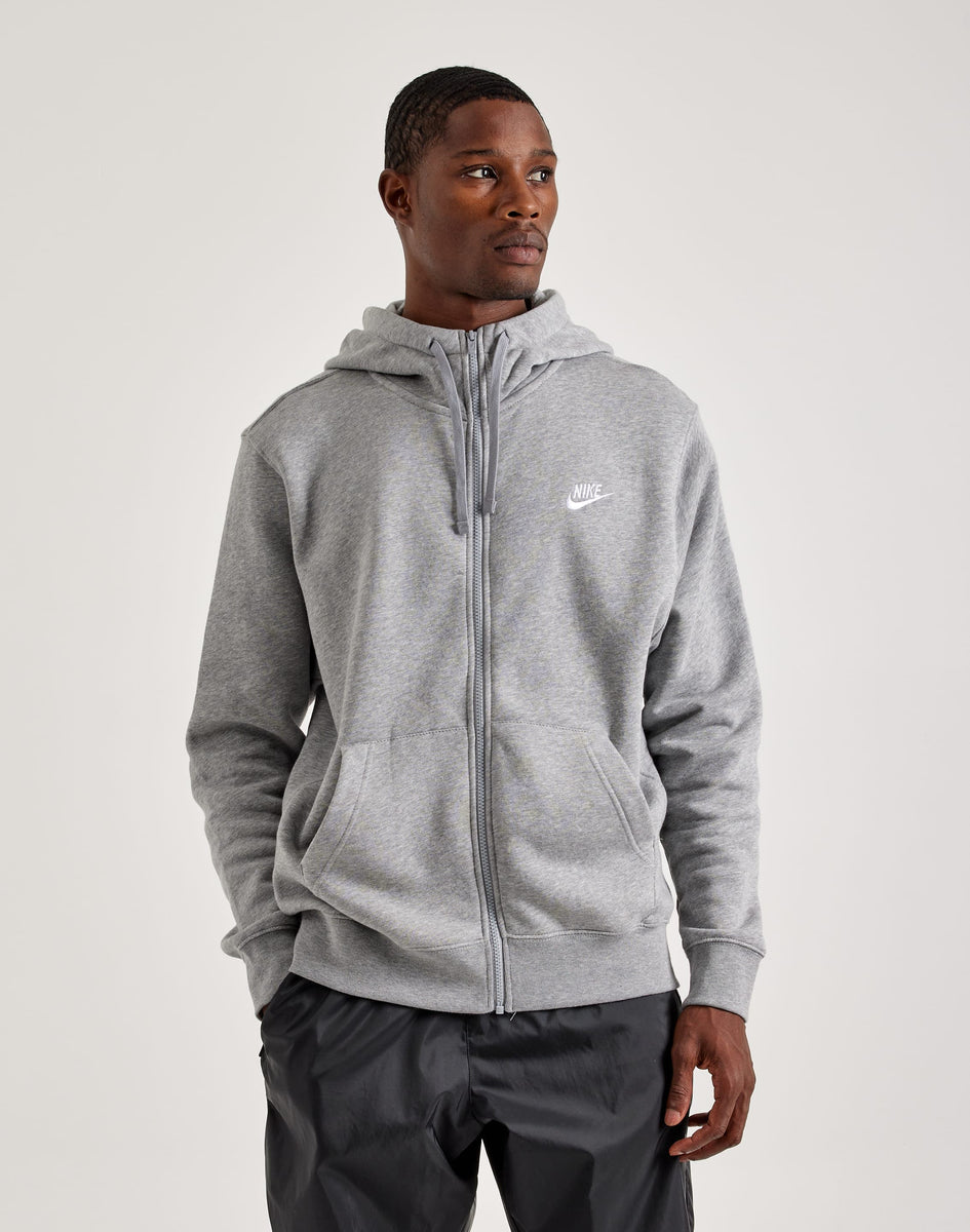 nike longline zip up hoodie