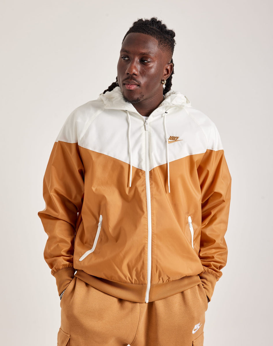 brown nike windbreaker