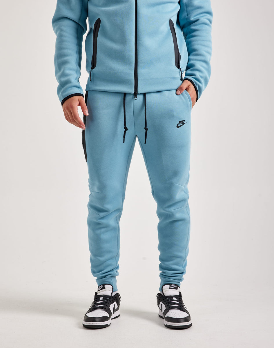 Light Blue Tech Fleece Joggers Nike Tech Fleece Slim-Fit Joggers
