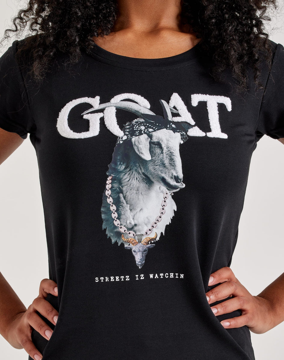 Streetz Iz Watchin Goat Tee – DTLR