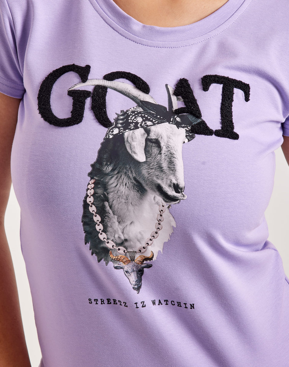 Streetz Iz Watchin Goat Tee – DTLR