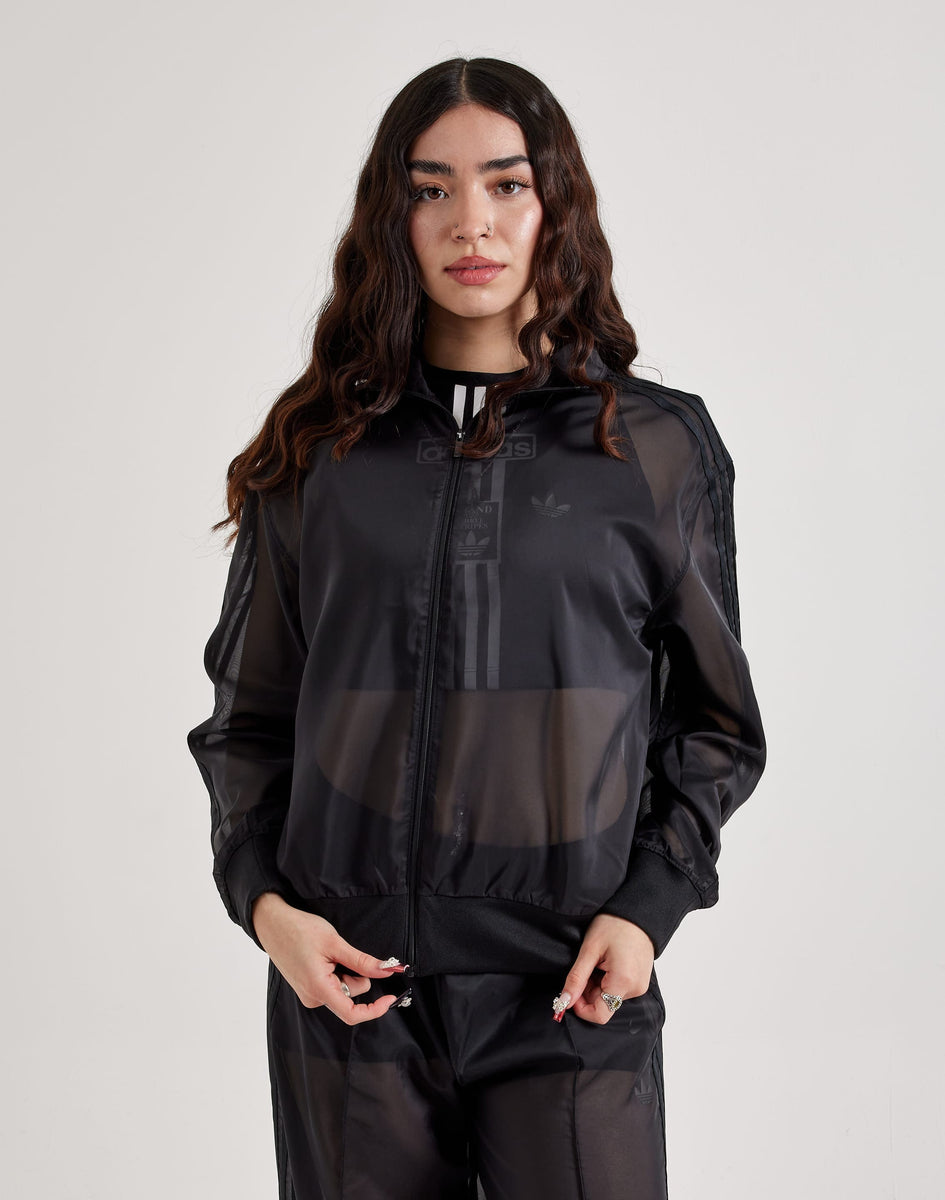 womens Adidas Adicolor Sheer Track Top