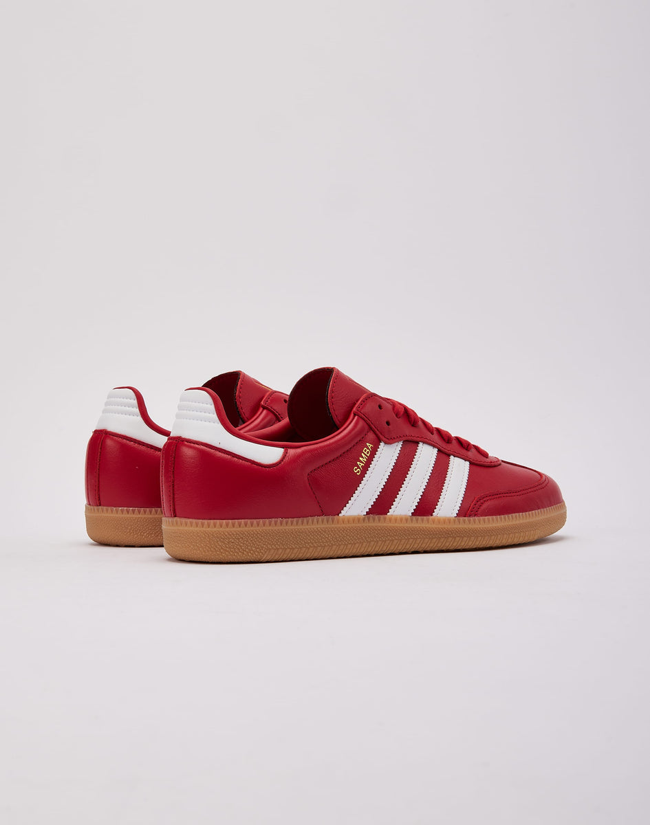 adidas Samba OG Shoes Red 12 - Mens Originals adidas Samba OG Shoes Red 12 - Mens Originals