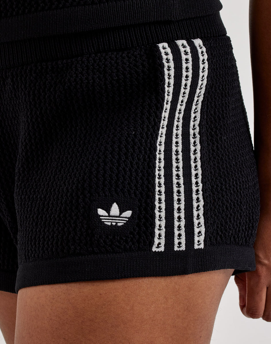 Adidas Knitted Crochet Shorts – DTLR