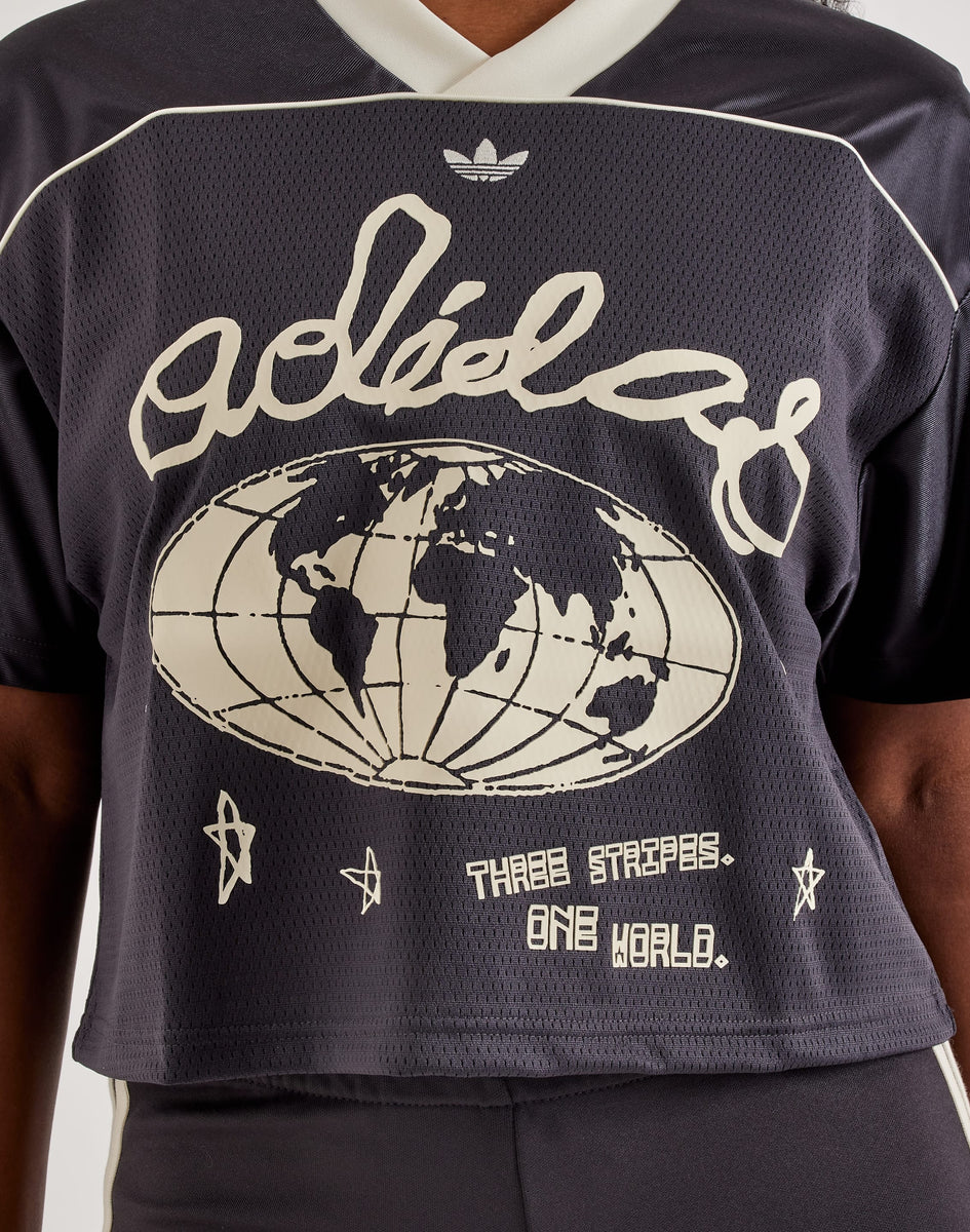 Adidas Originals Cropped Football Jersey – DTLR
