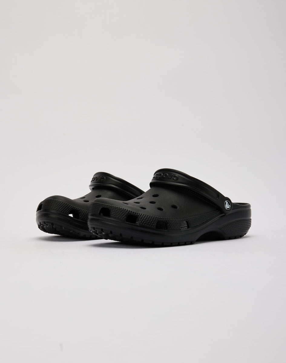 CROCS Black Classic Clogs with White Sole CROCS Classic Turbo Clog main image 4