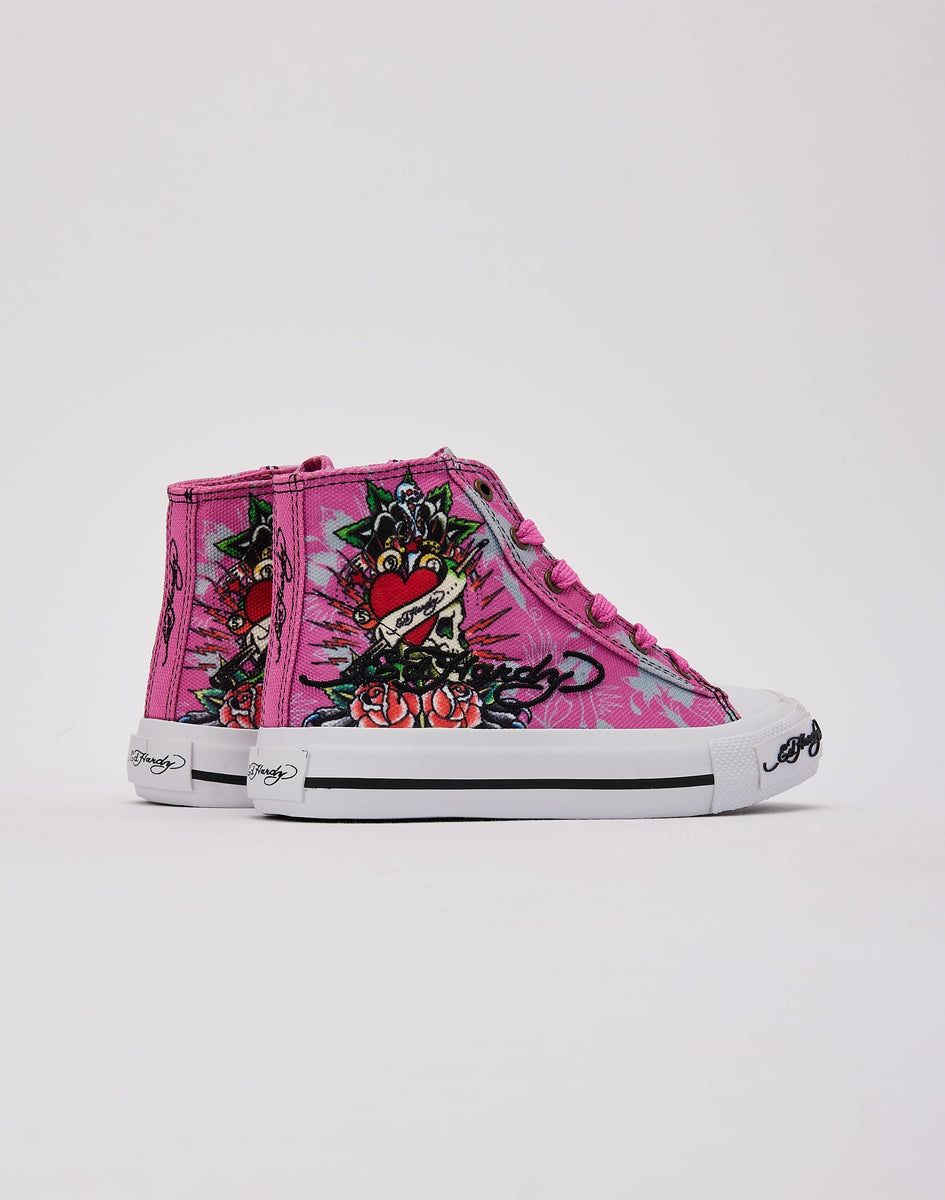 Ed Hardy Side Skull Hi Pre-School – DTLR