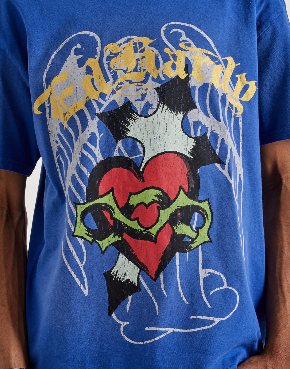 Ed Hardy Sacred Heart Washed Boxy Tee – DTLR