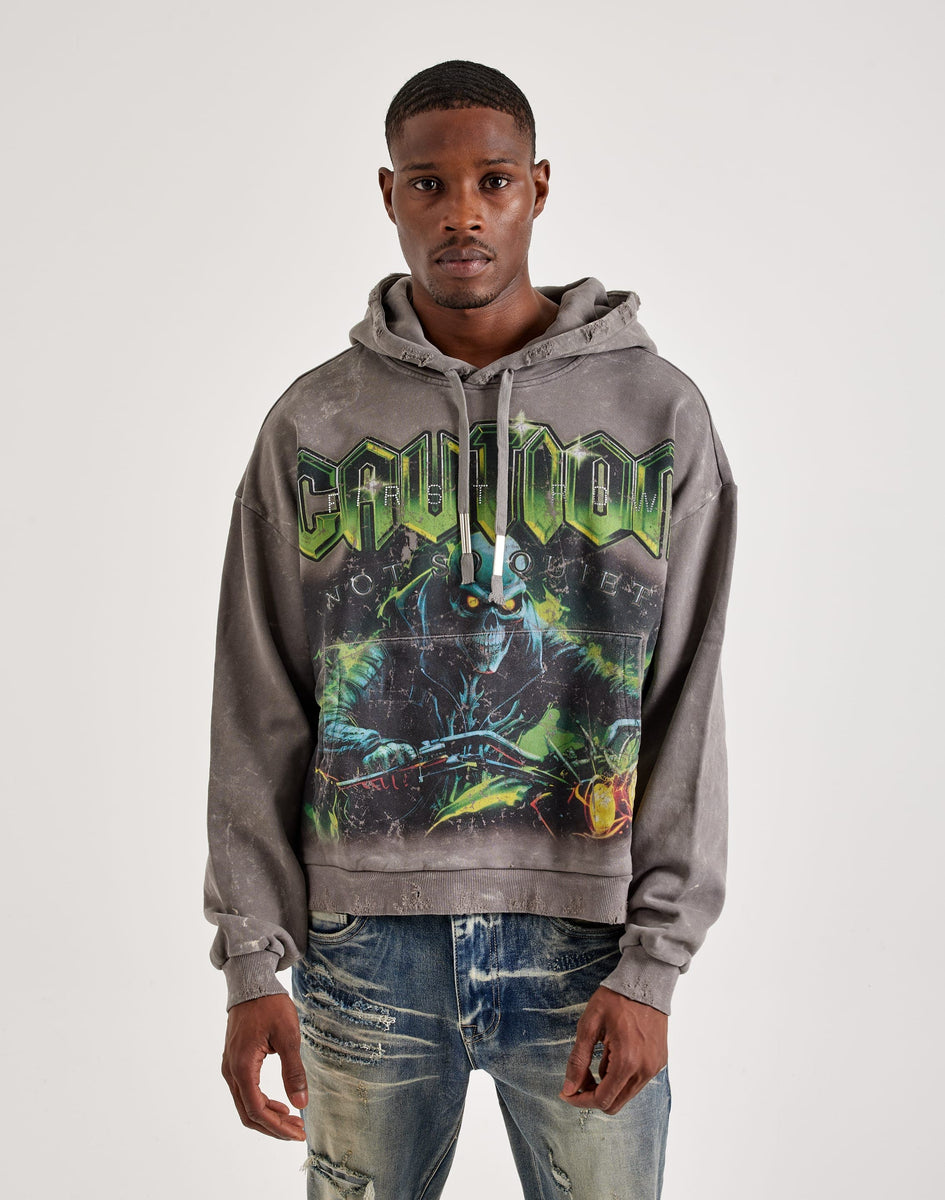 First Row Caution Fleece Hoodie – DTLR