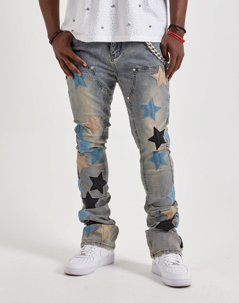 Guapi Stacked Star Denim Jeans – DTLR