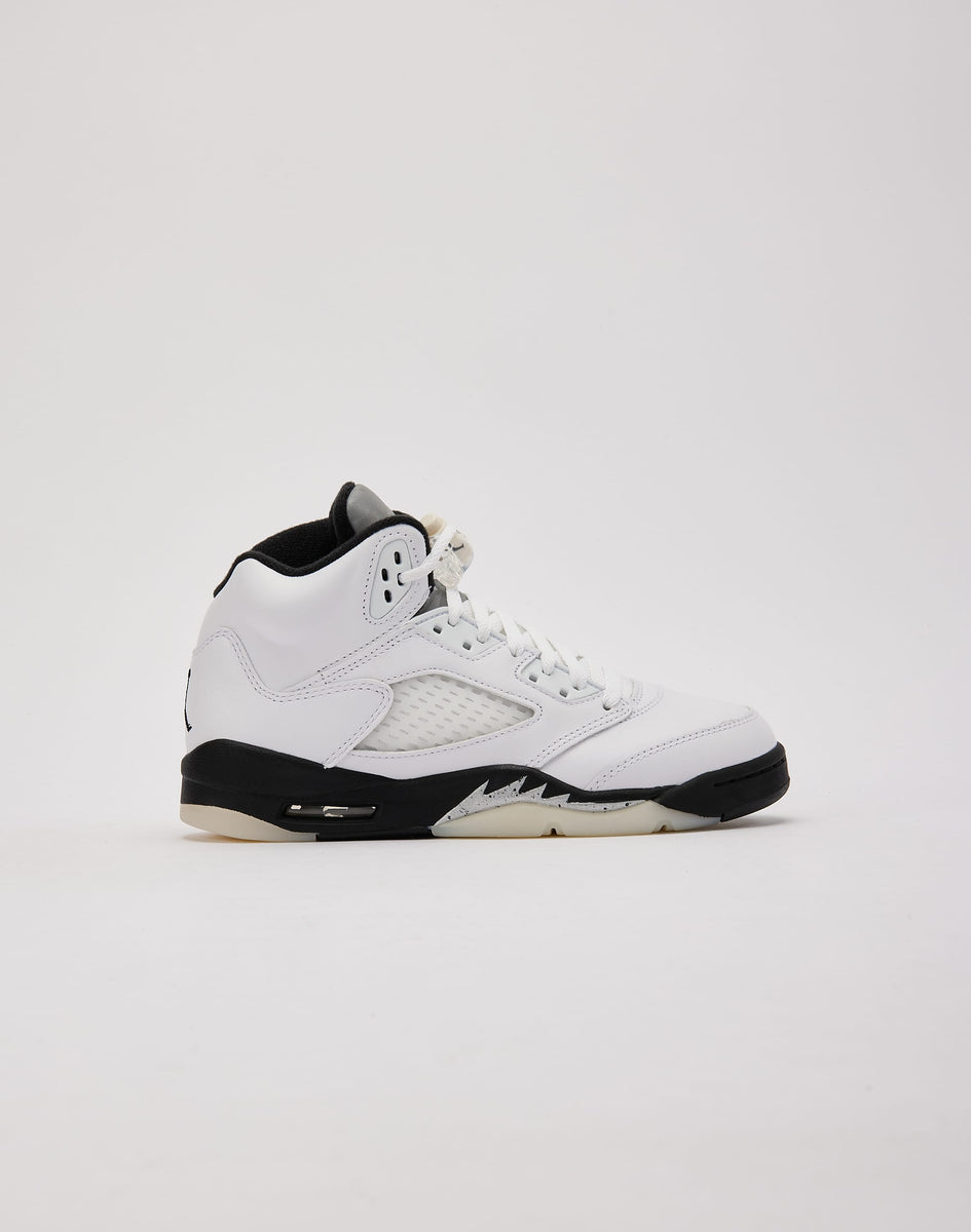 Jordan Air Jordan 5 Retro 'White and Black' Grade-School â DTLR