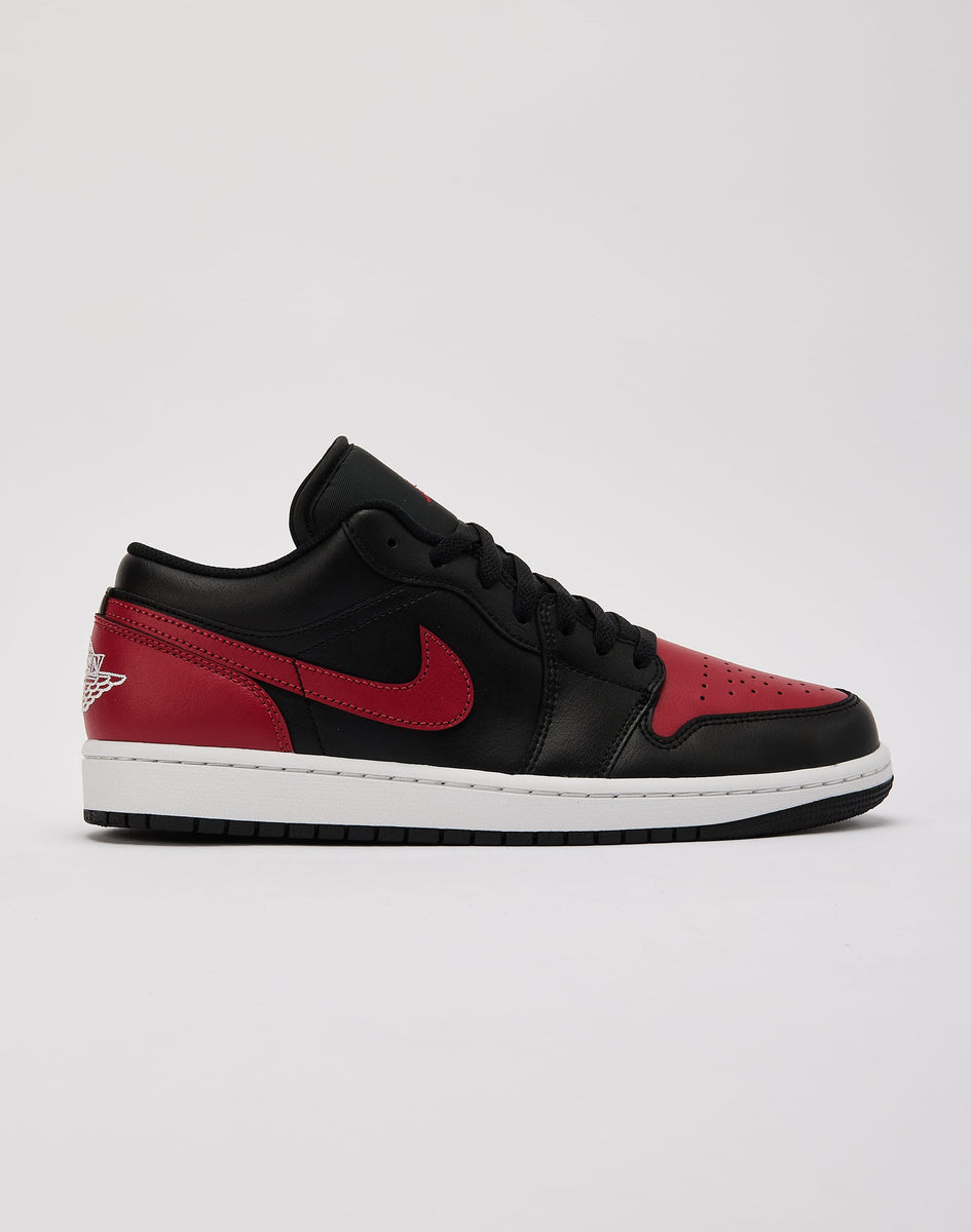 aj1 low gym red black