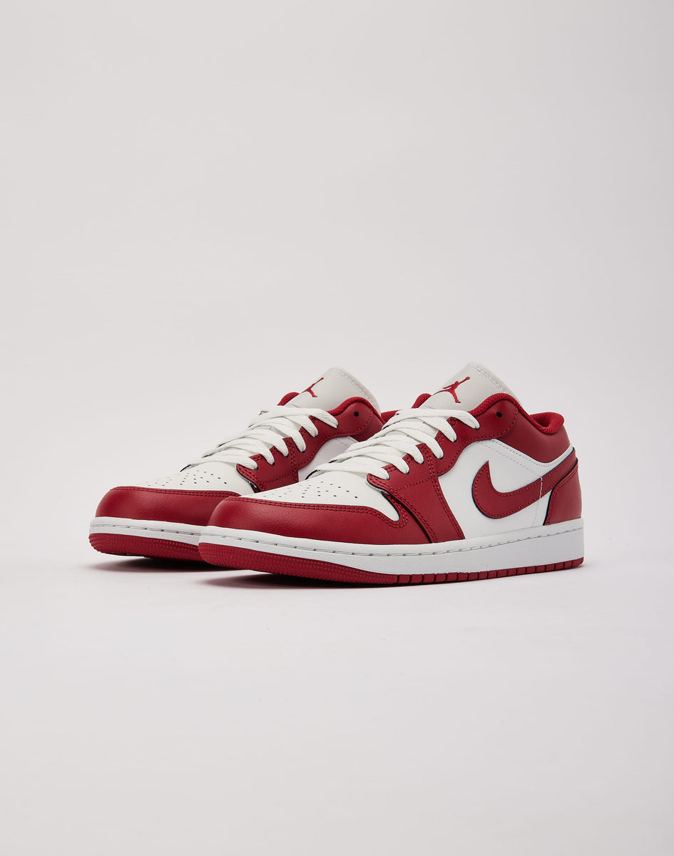 air jordan 1 low gym red white