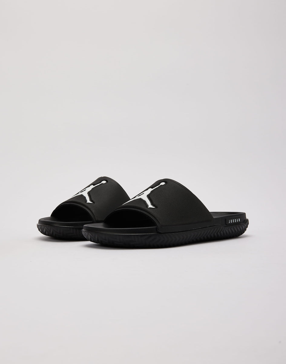 jordan slides all black