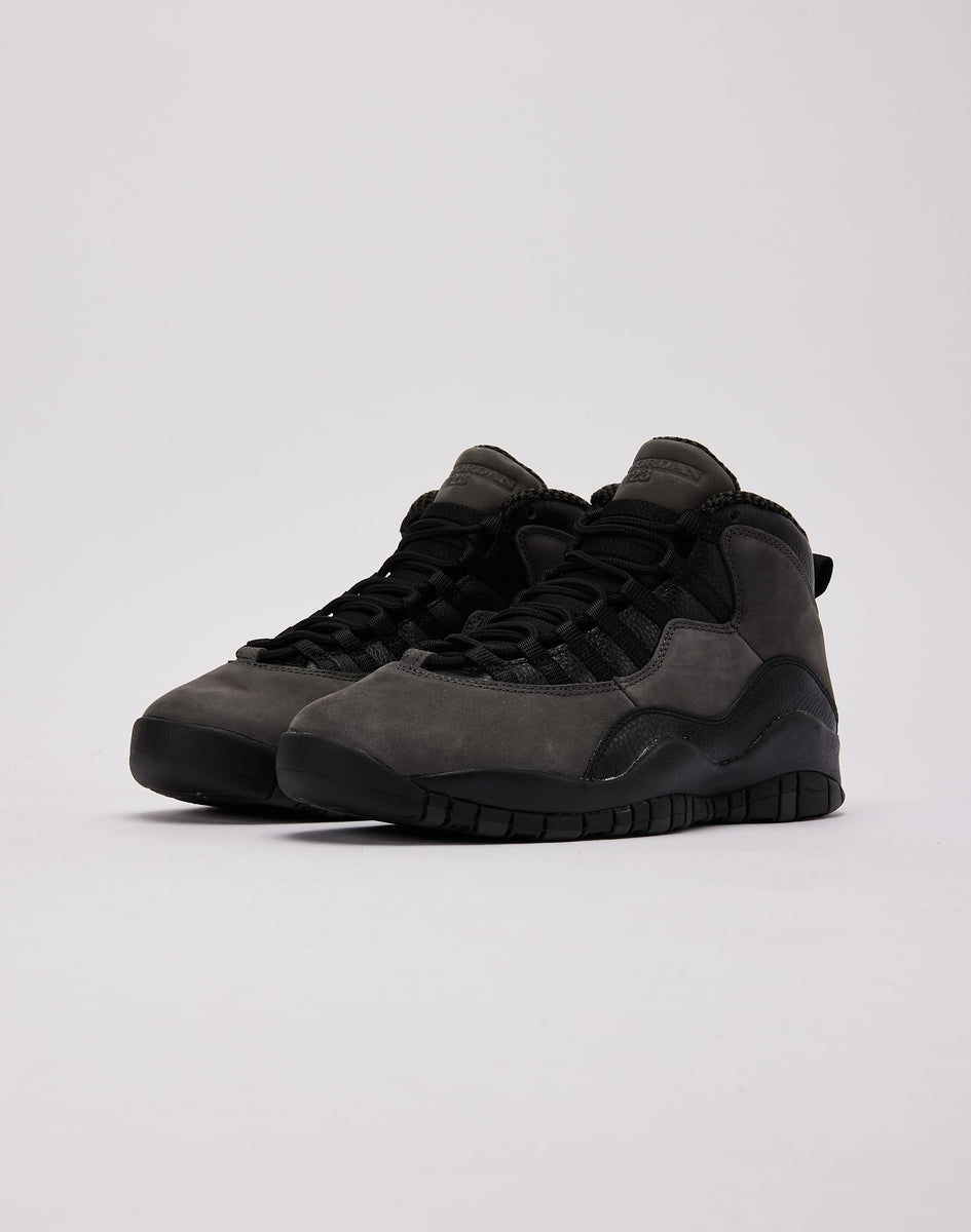 black suede 10s
