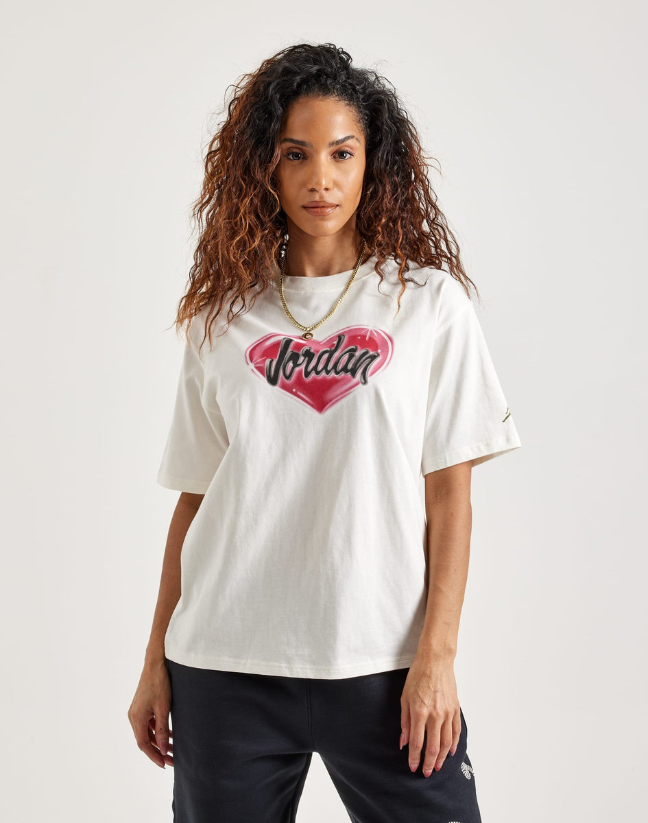 viviano ハート ハイネックTシャツ JORDAN T-Shirt HV5086 133 - Shiekh