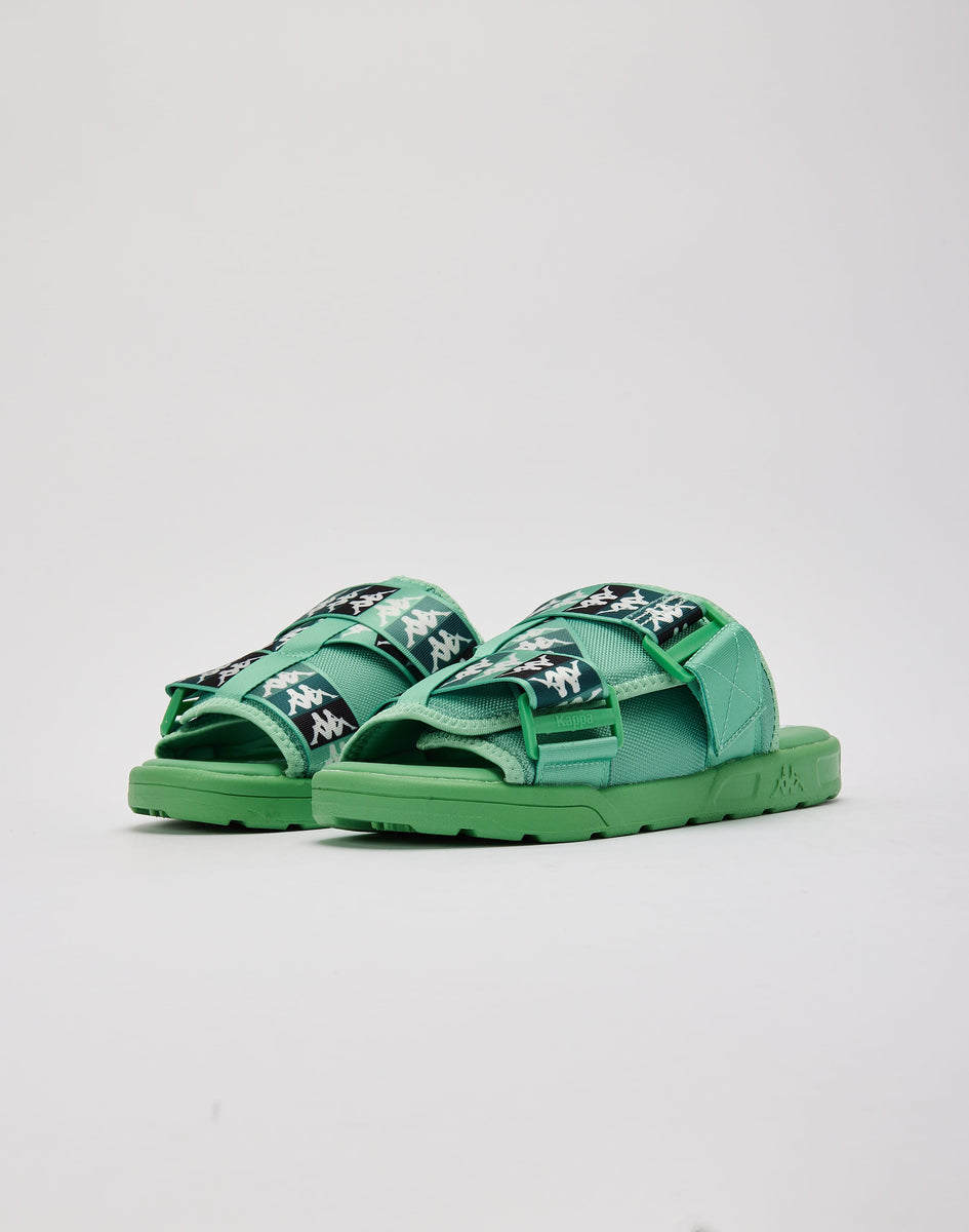 Kappa 222 Banda Mitel 7 | Sage Green | Sandal Slides - Men\'s Size US 12 - UK 11 Mens Sandals Green Kappa Sandals Kappa Green Sandals Sporty  main image 3