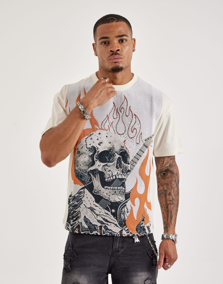 Majestik Flames Tapestry Tee – DTLR