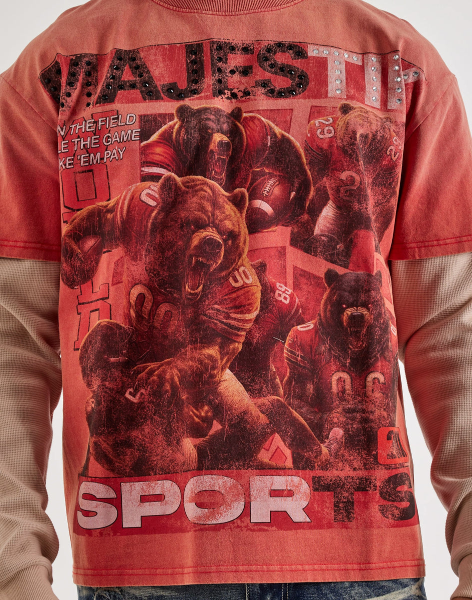 Majestik Grit Up Long-Sleeve Twofer Shirt – DTLR