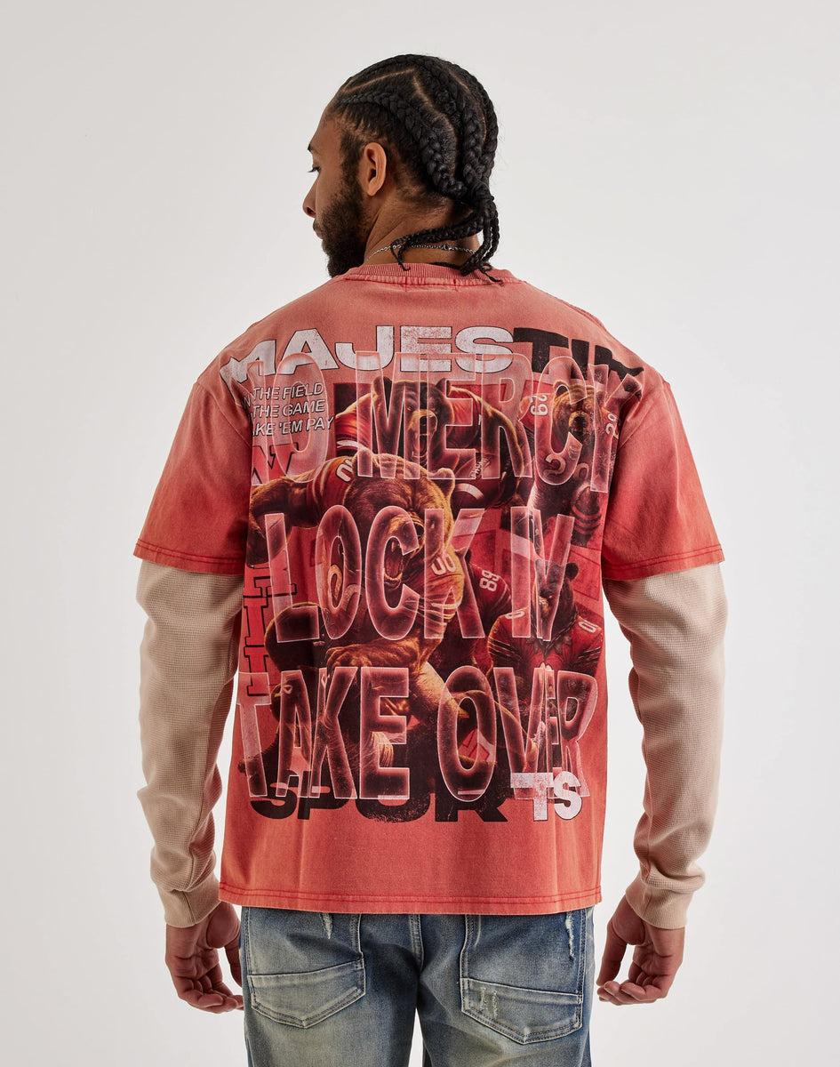Majestik Grit Up Long-Sleeve Twofer Shirt – DTLR