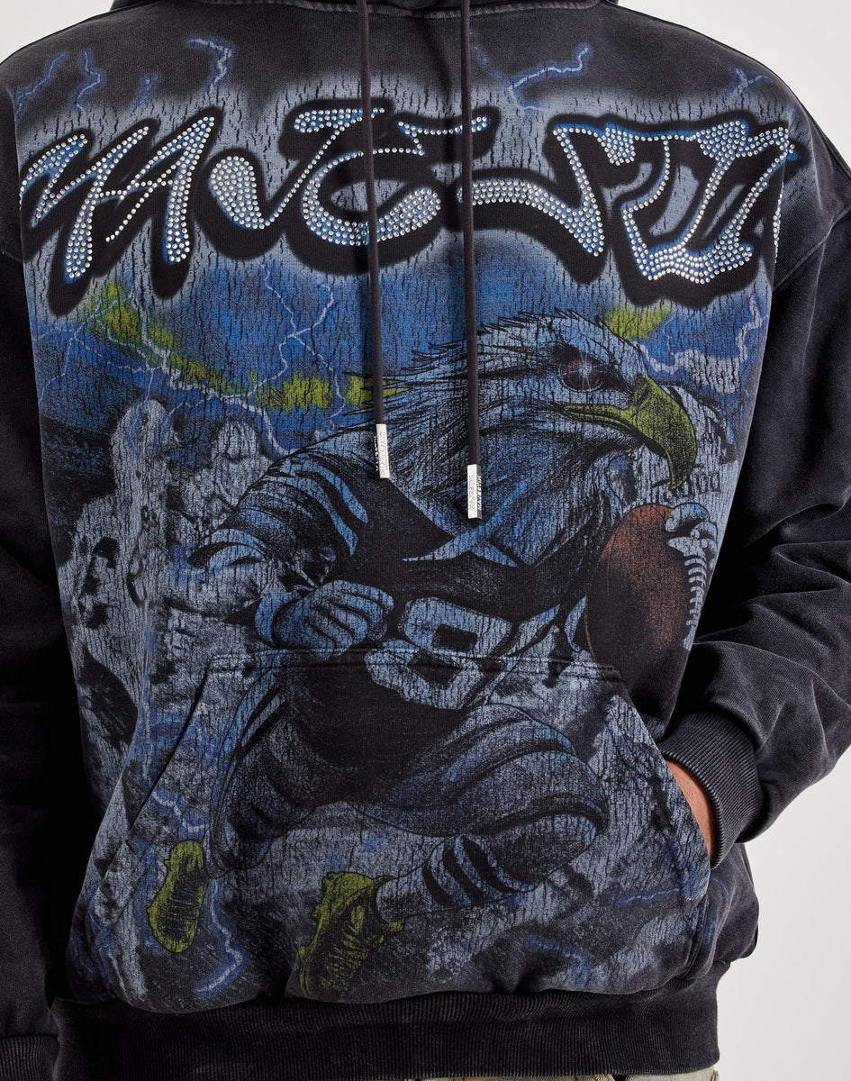 【denim&dungaree】リュック M イルカ ワッペン Majestik Eagle 8 Rhinestone Fleece Pullover Hoodie – DTLR