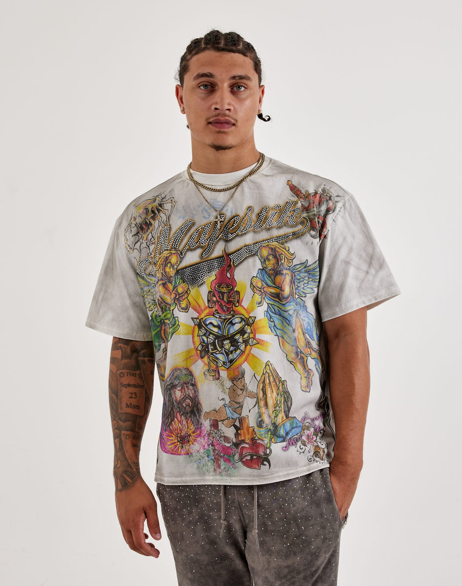 M*o様 Plage back drape Tシャツ majestik_TD2588_20-