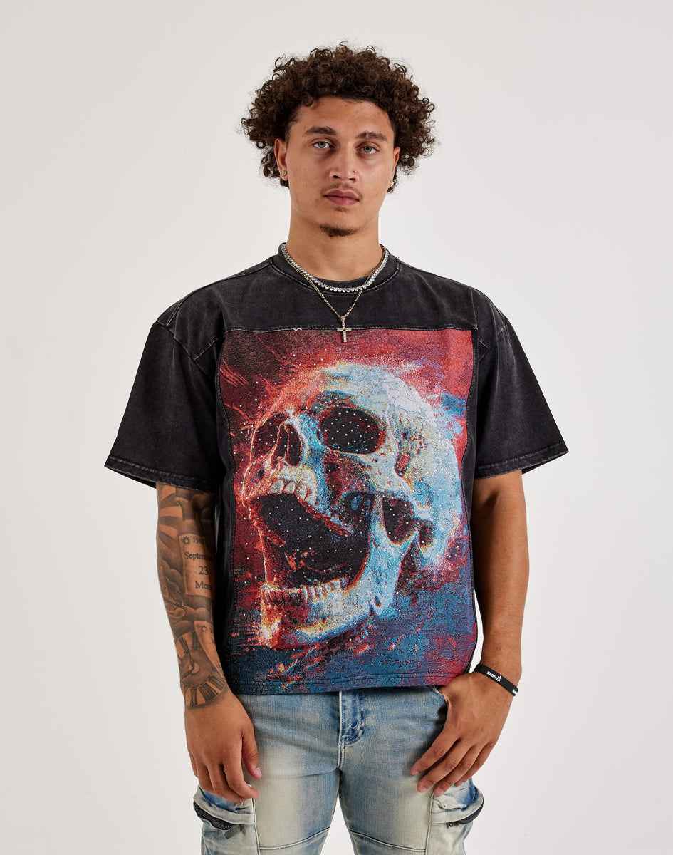 Majestik Skull Face Tapestry Tee – DTLR
