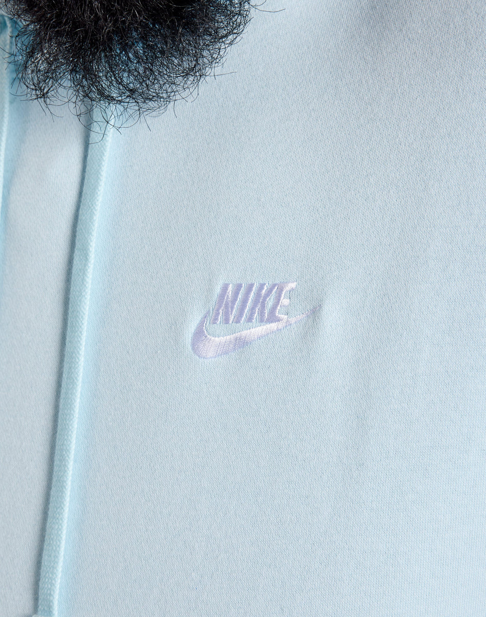 nike hoodie bleached aqua