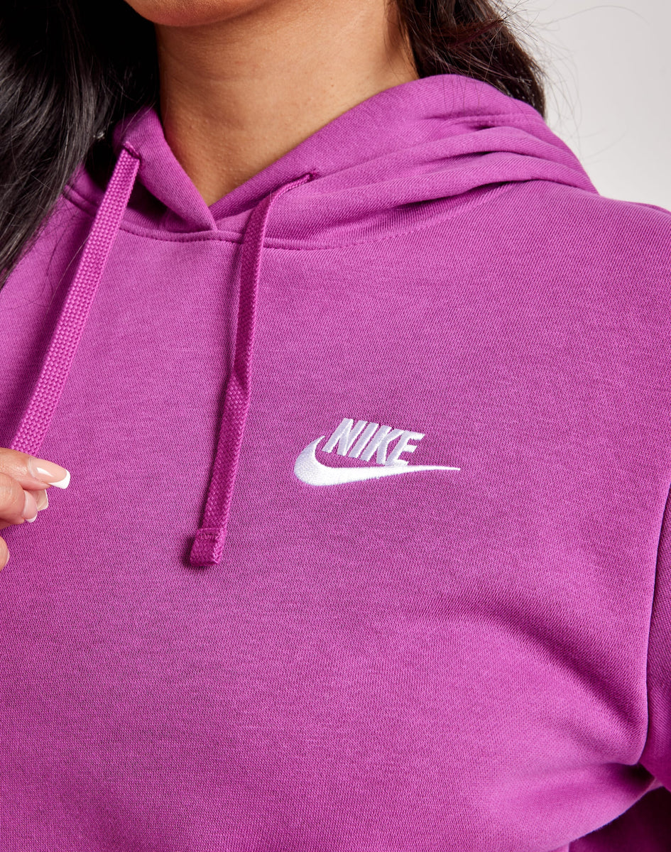 fuchsia pink nike hoodie