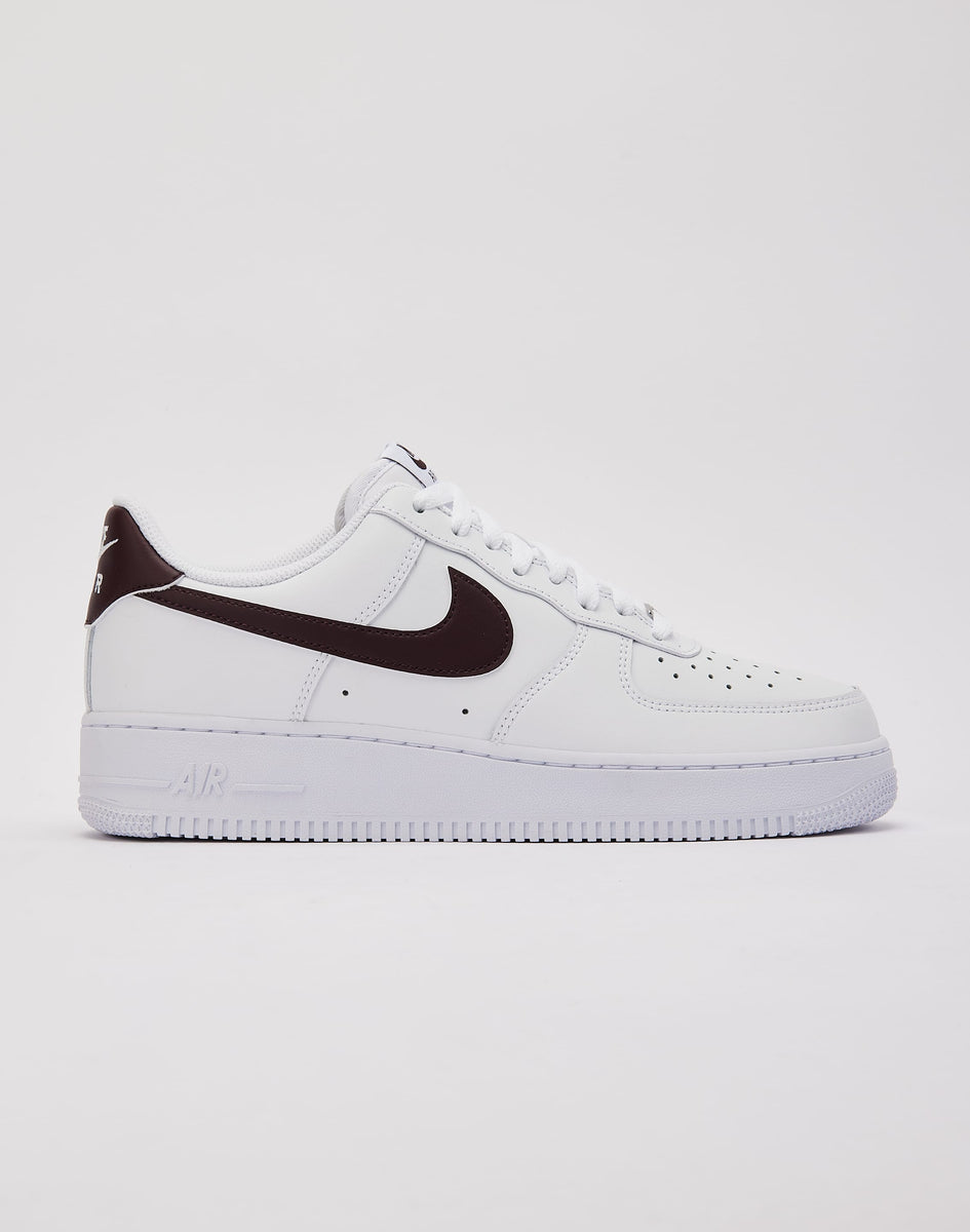 nike air force 1 white burgundy